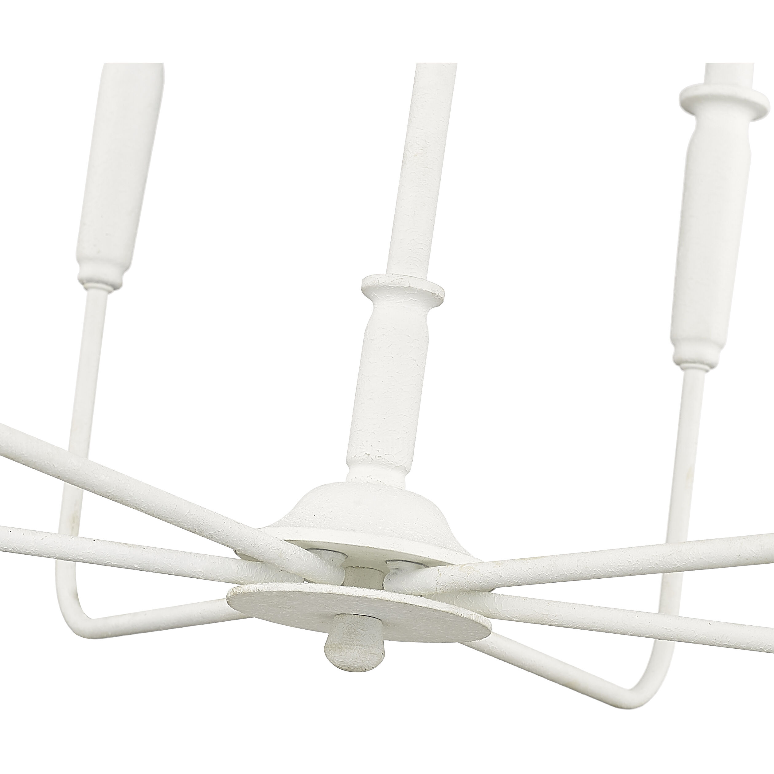 Savanne 6 Light 24.1 inch Textured White Chandelier Ceiling Light